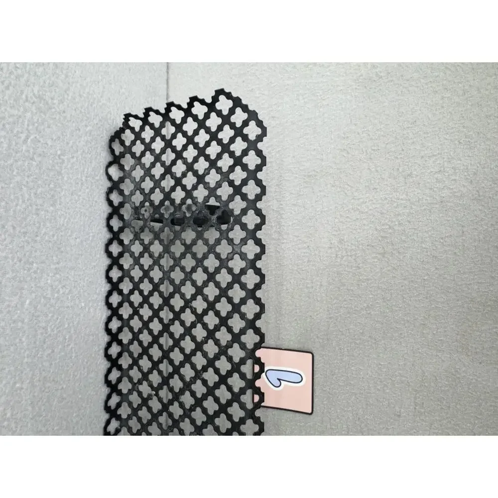 Black Metal Wall Shelves Pair Lattice Filigree MCM 13.5x4.5 Decor VTG